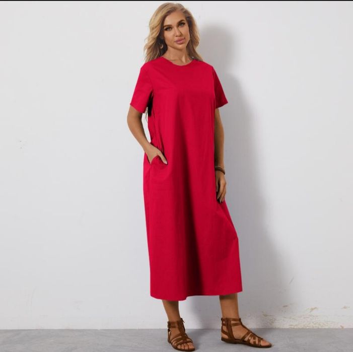 Нова бавовняна сукня бохо р. 3XL