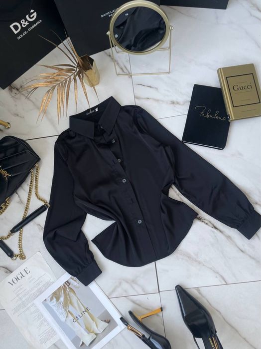 Стильна шовкова сорочка