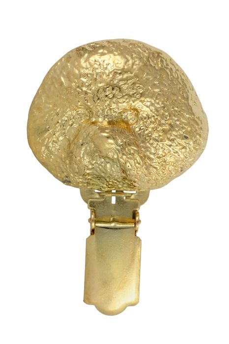 Bichon Frise clipring pozłacany Art-Dog