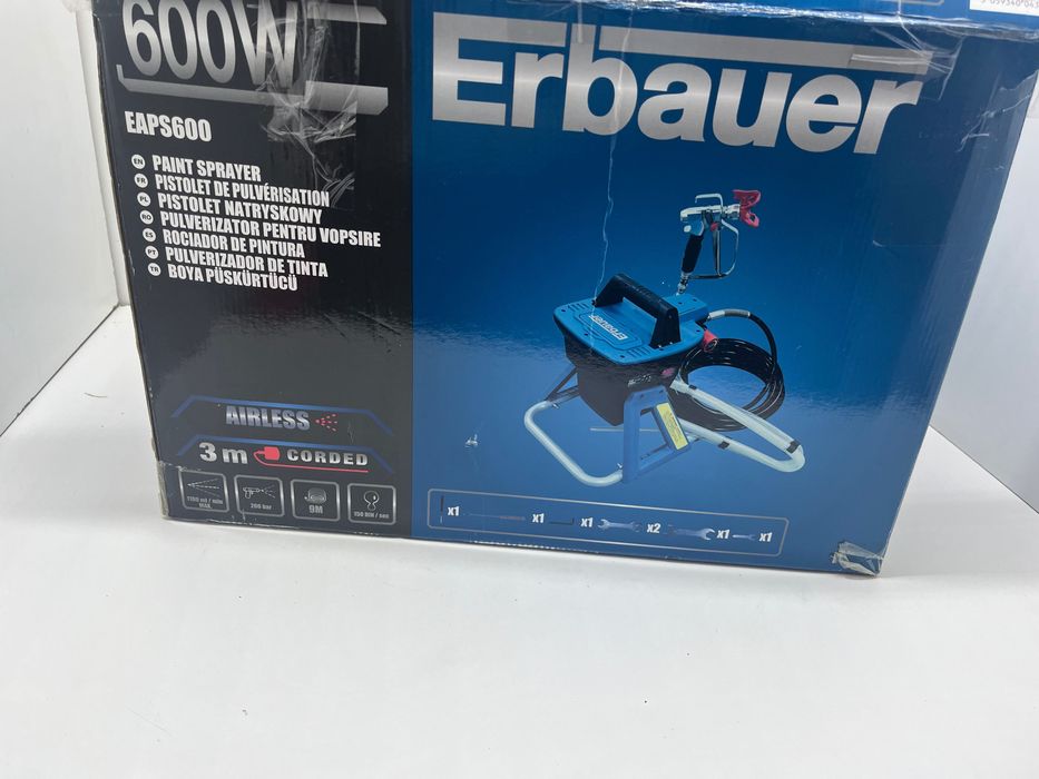 Pistolet malarski Erbauer EAPS600 600 W Agregat malarski gw12m fv23
