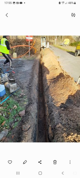 Usługi Minikoparką, Kucie młotem hydraulicznym