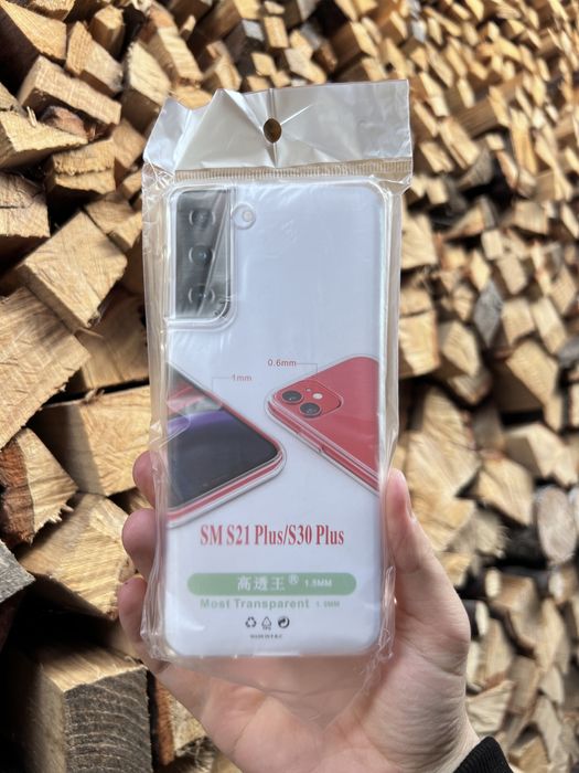 ЧОХОЛ Samsung galaxy s21 + plus прозорий | чехол чехлы кейс