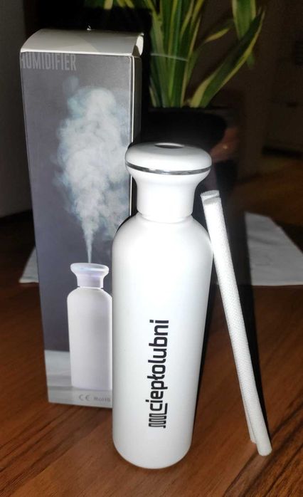 Elegancki Nawilżacz Powietrza,Dyfuzor Zapachu ,Przenośny USB,Białe LED