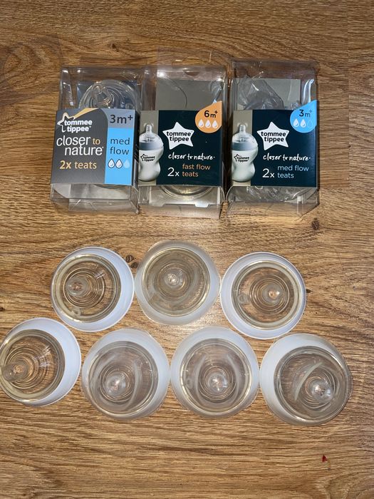 Соски на бутилочку tomme tippee 1,2,3 пустушки нові