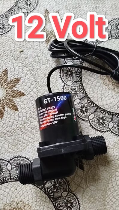 Потужний циркуляційний насос 12 вольт GT-1500