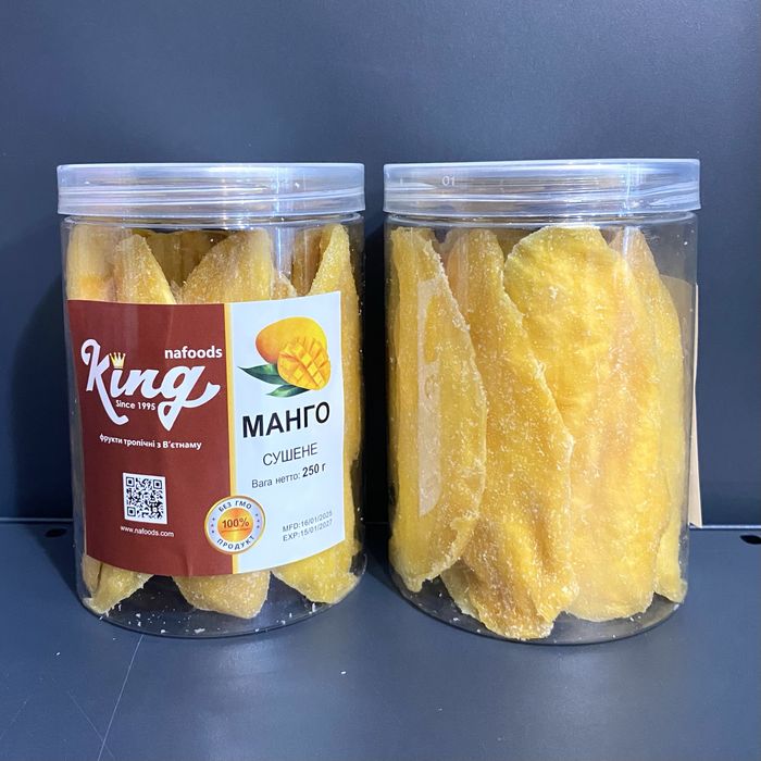 Манго суш. Kinq,  250 г. (банка)