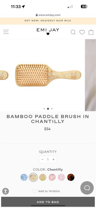 Emi Jay расческа для волос гребінець для волосся эми джей оригинал