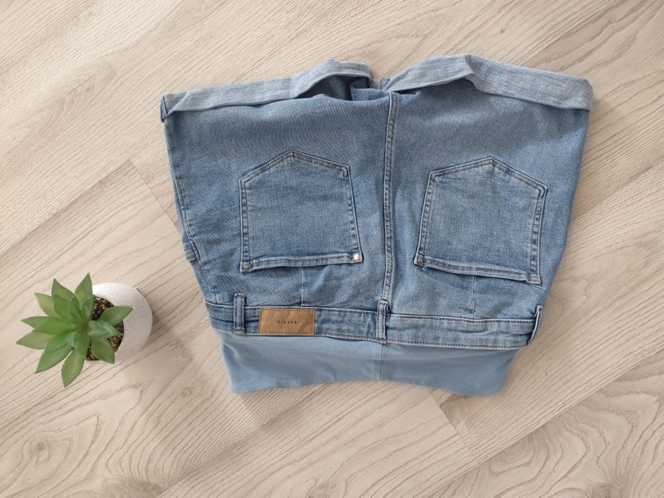 Jeansowe spodenki ciążowe H&M MAMA