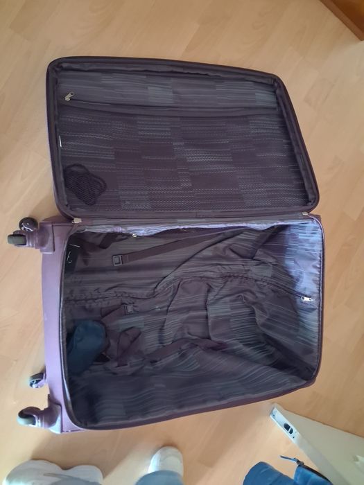 Mala de viagem grande roxo