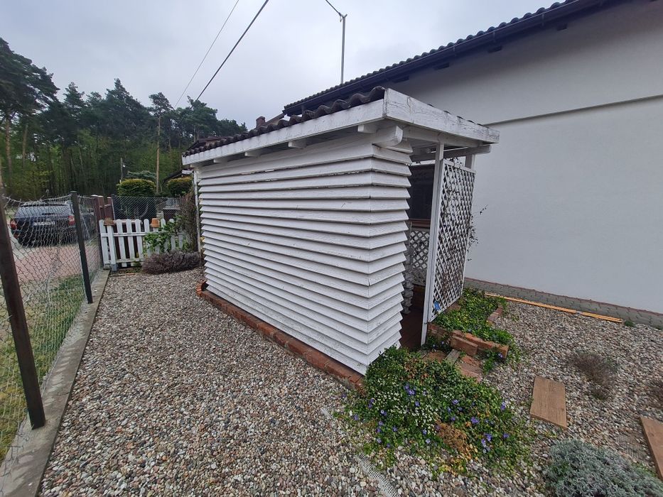 Altanka ogrodowa 2,9 x 2,5 m Biała