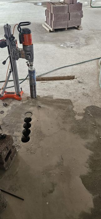 Carotes em betão armado