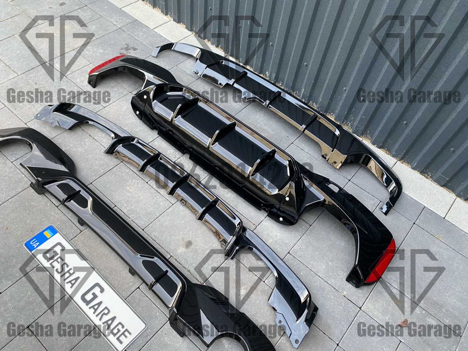 Диффузор заднего бампера спойлер BMW БМВ f30G20f32f33f36f10f11g30f90