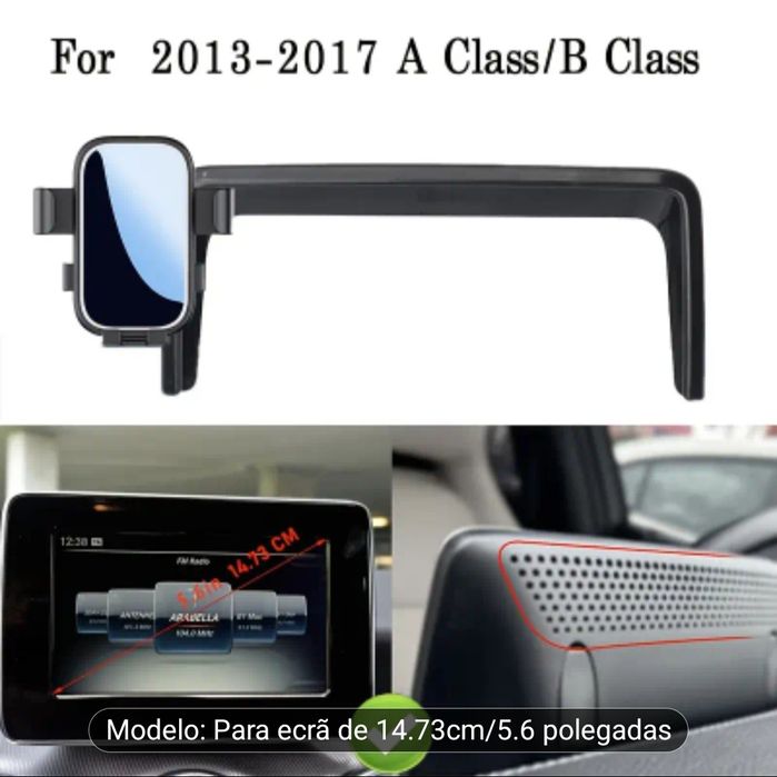 Suporte telemóvel Mercedes Classe A/Cla/GLA