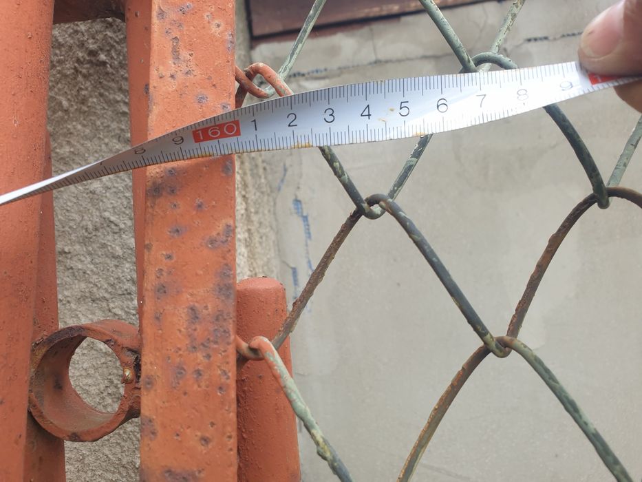 Ворота двухстворчатые с калиткой