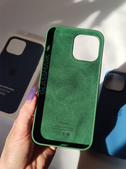 Чехол Silicone Case 1:1 MagSafe+Animation на iPhone 13 Pro Max