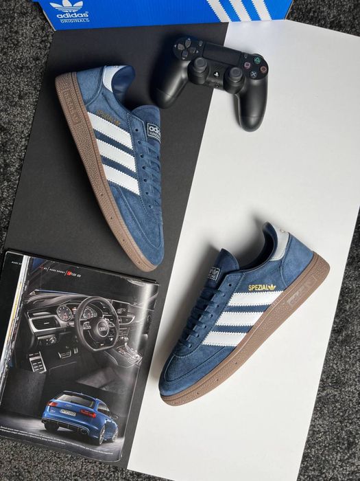 Чоловічі кросівки адідас Adidas Handball Spezial Navy White [41-45]