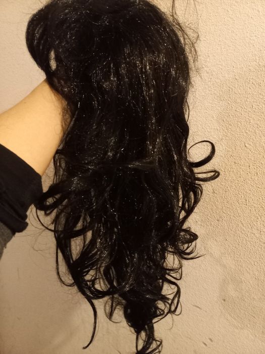 Peruka nowa - Czarne Włosy