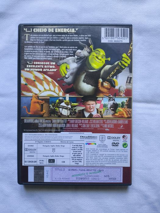 DVD Shrek Para Sempre