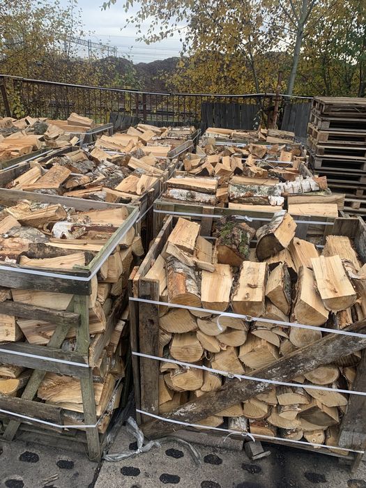 Drewno, drewno kominkowe worek