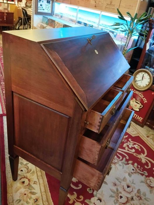 Escrivaninha  Vintage Madeira de Castanho