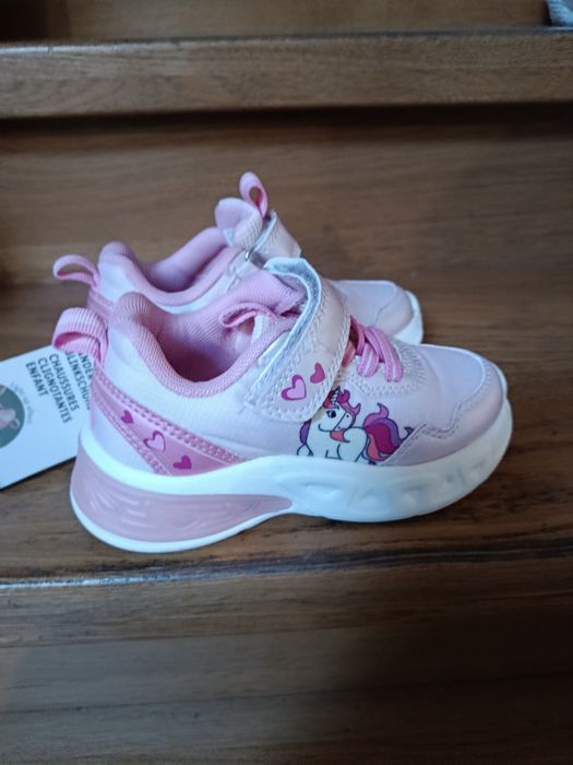 Nowe świecące buty adidasy dla dziewczynki rozm 25 wkładka 16.5cm