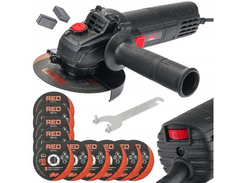 Szlifierka Kątowa Sieciowa 125mm 1300W Regulacja Diax Kątówka+10 TARCZ