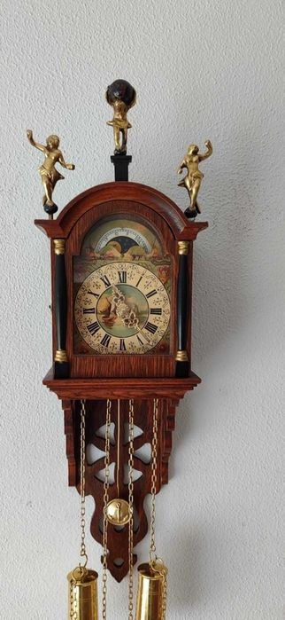 Sprzedam zegar ścienny Dębowy Holenderski