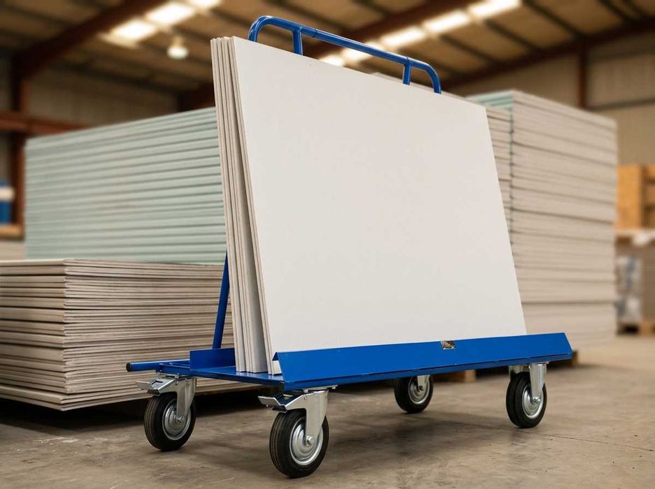 Wózek transportowy 500 kg do płyt GK MDF OSB Wózek Boczny