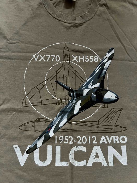 Винтажная футболка Fruit of the Loom "Avro Vulcan"