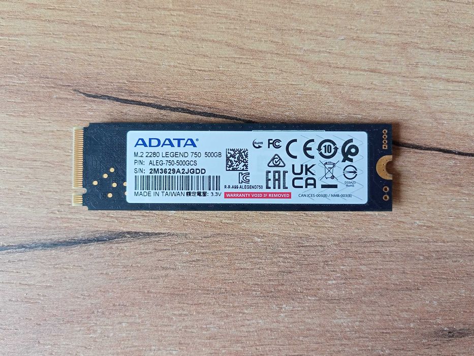 Накопичувач SSD ADATA LEGEND 750 500 GB (ALEG-750-500GCS)