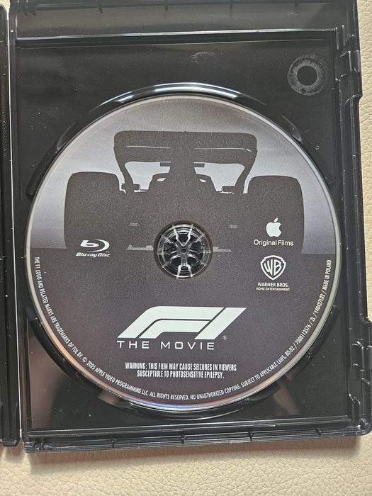 F1 film na płycie bluray