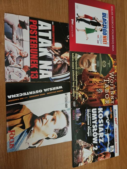 Komplet 5 filmów dvd