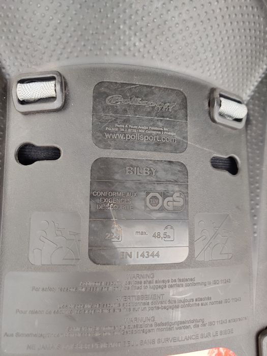 Fotelik rowerowy regulowany Polisport