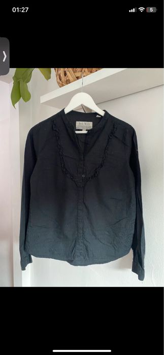 S 36 granatowa koszula ciemna