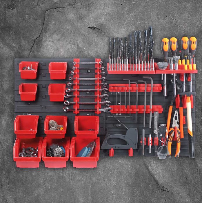 Mocna XXL Ścianka Tablica Narzędziowa Do Warsztatu + Gratis Kuwety