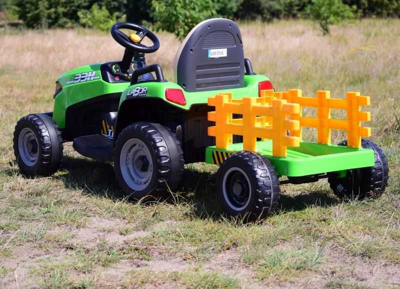 BAWIBUS.PL pojazd TRAKTOR NA AKUMULATOR z przyczepką koparka DUŻA