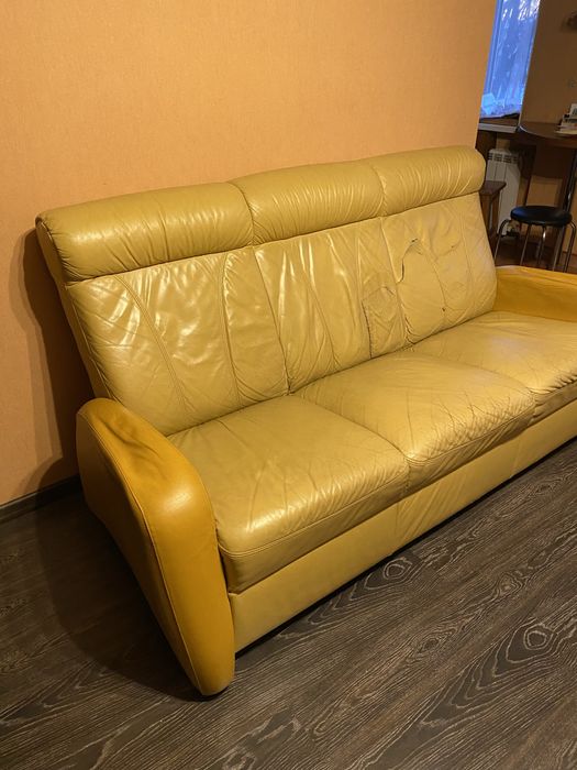 Кожаный диван продажа Чабаны