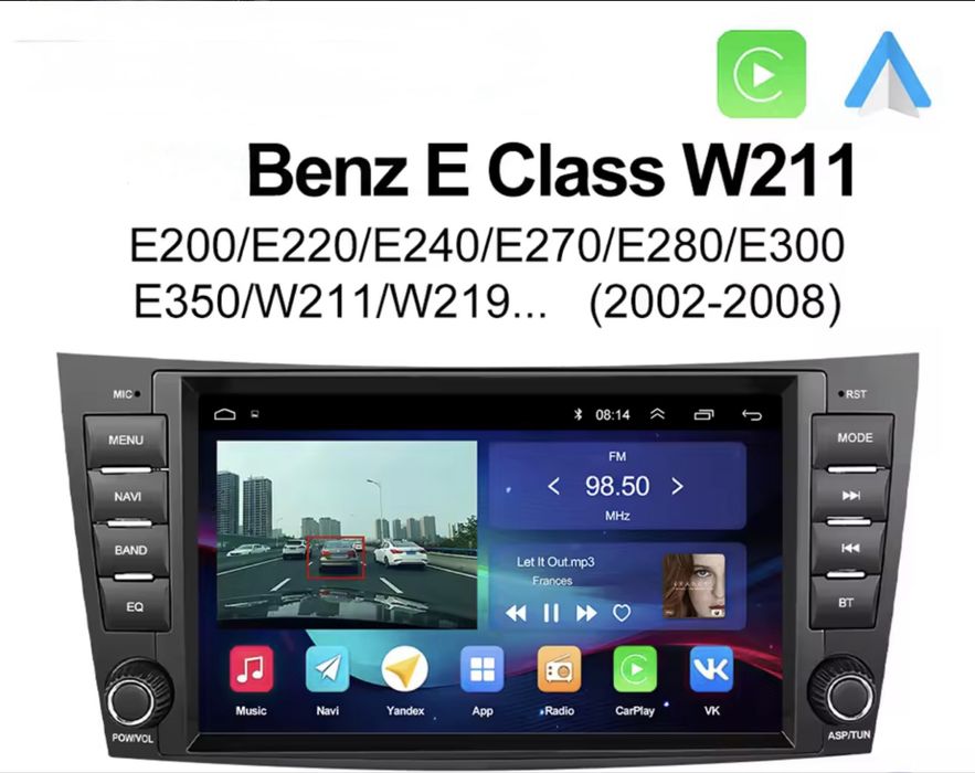 Штатна магнитола Mercedes w211 e211 w209 w219 w463 GPS НАВИГАЦИЯ