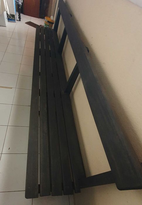 Dois Bancos corridos de sala de cinema - anos 40