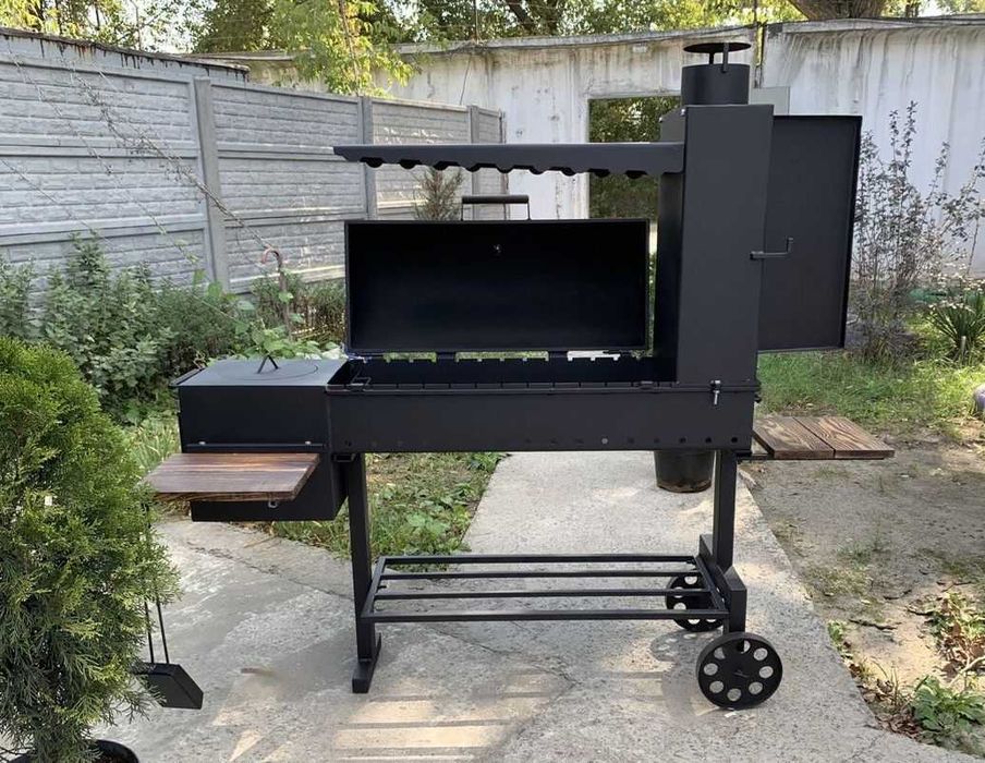 ОТ ЗАВОДА! 4 мм! -19%! Мангал Смокер Коптильня Горячего и Холодного