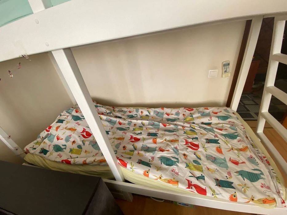 Ліжко двоярусне у вигляді будиночку 80*190