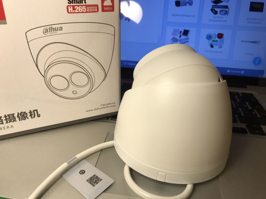 СУПЕРЦЕНА металл Dahua 4 Mp Уличная iP Камера POE с микрофоном 4 Мп