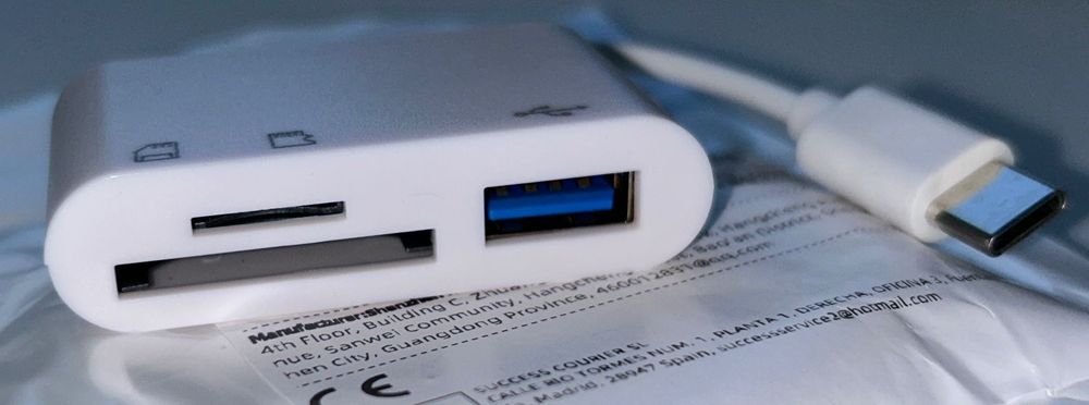 Адаптер хаб кардридер type-C