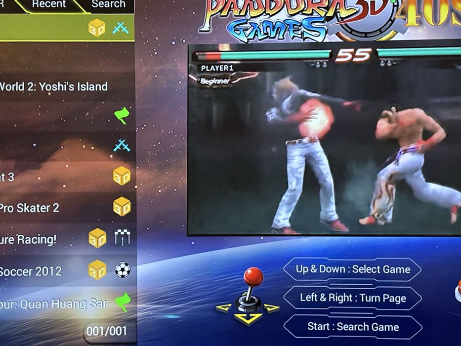 Consola de jogo retro com 7000 jogos Arcade