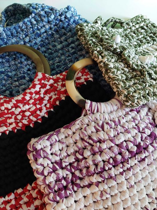 Vendo lote de 4 malas trapilho novas