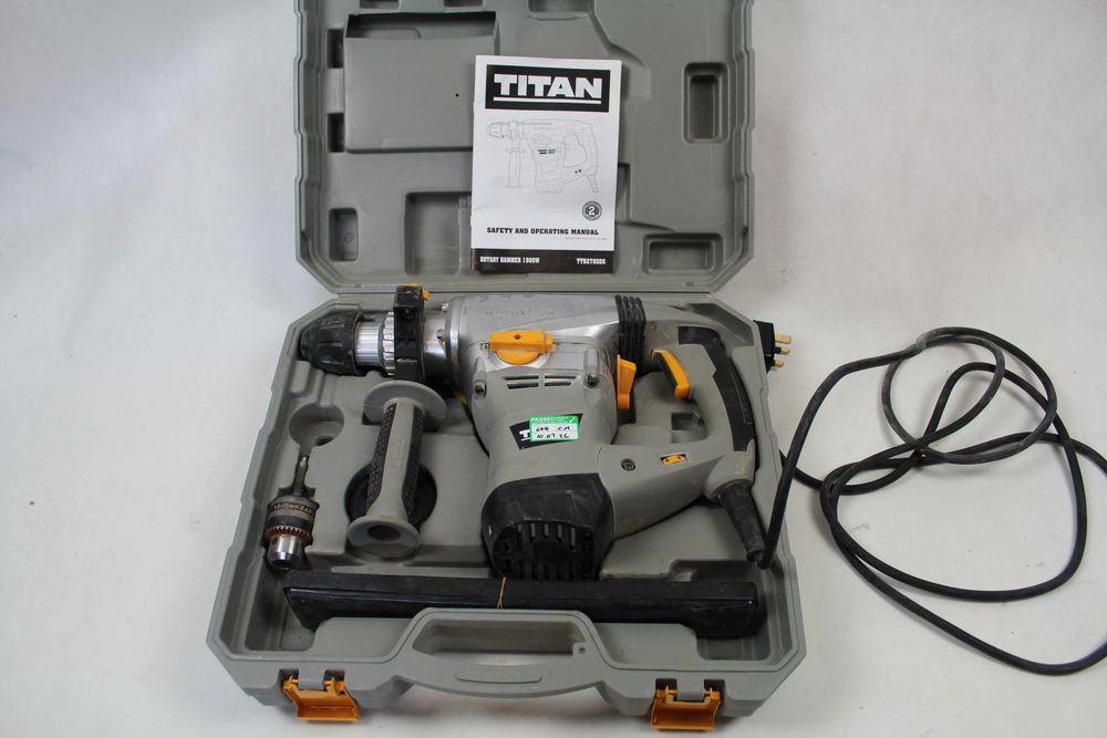 Młot udarowy Młotowiertarka Titan TTB278SDS 1500W 8J