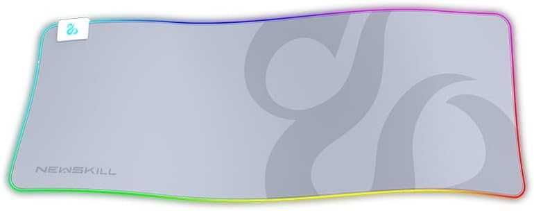 Newskill Nemesis V2 Ivory Podkładka pod mysz dla graczy LED 96 x 36cm
