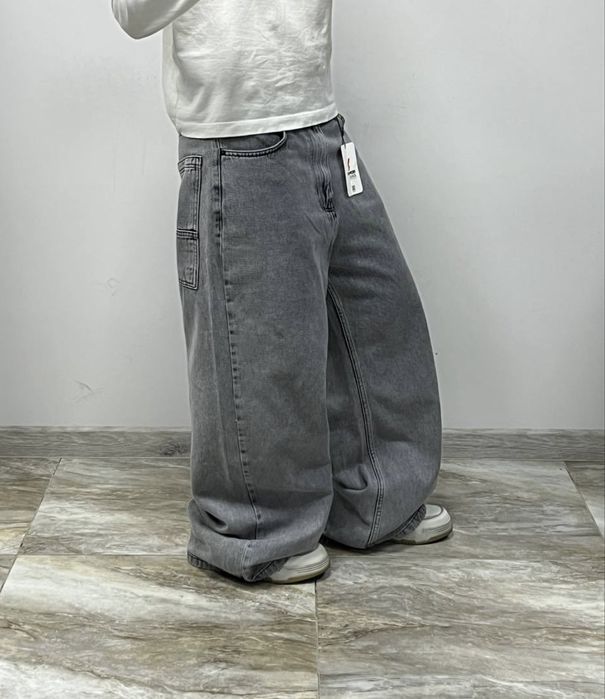 Нові мега широкі джинси SUPER BAGGY rap jeans fade широкие джинсы штаны бегги реп sk8 Jaded fubu ecko