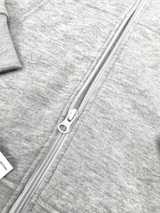 Худі на замку Nike сіре/ зіп худі найк чоловіче сіре/ кофта найк на замку сіра