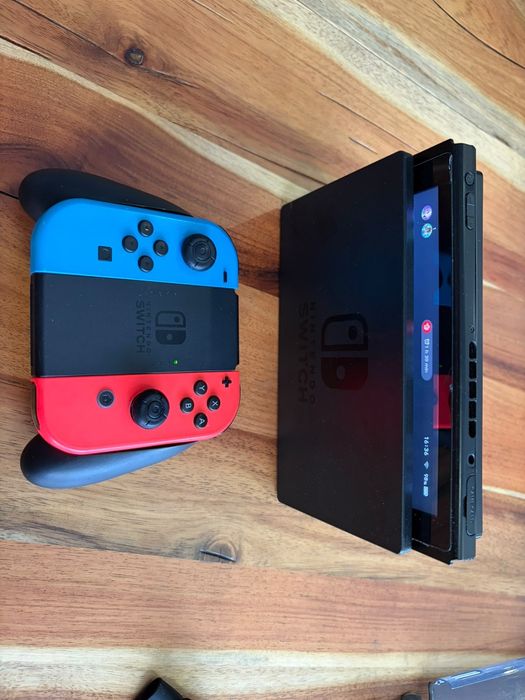 Nintendo Switch + jogos + acessórios